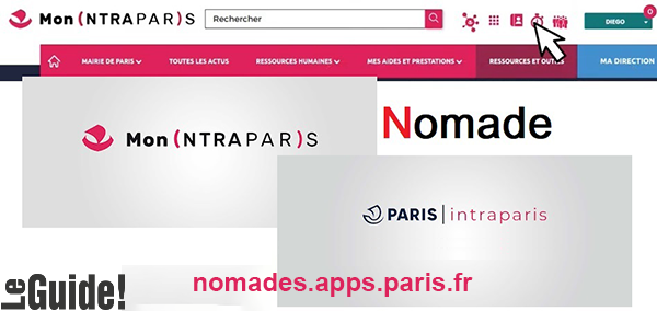 mon intraparis mon mail