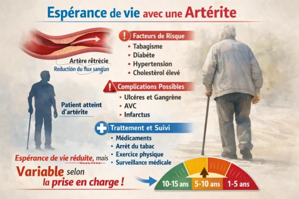 Espérance de vie avec une artérite