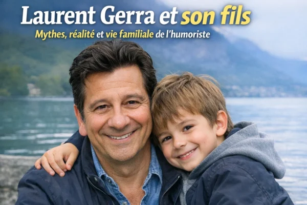 Laurent Gerra et son fils
