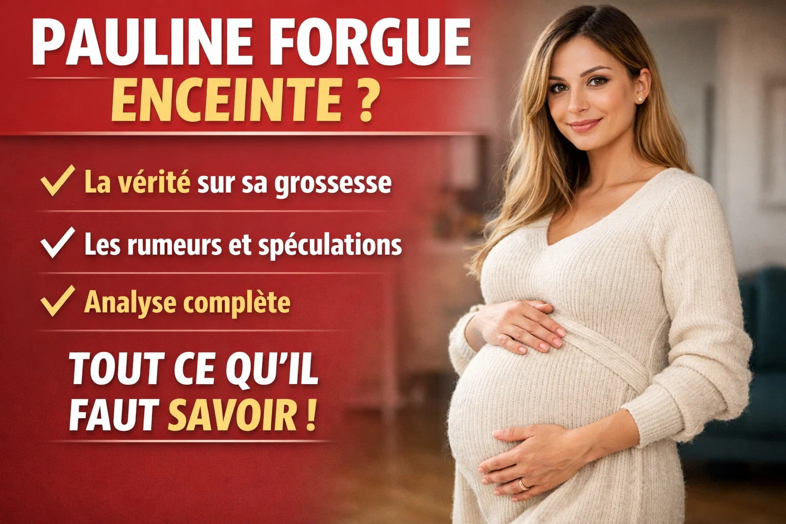 pauline forgue enceinte